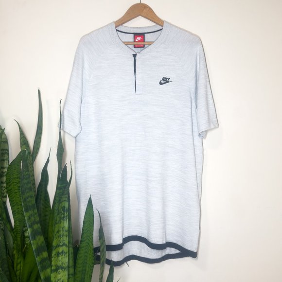 Nike NikeLab NSW Tech Knit Men's Polo White - (846409-100) - Sz L - Picture 1 of 9
